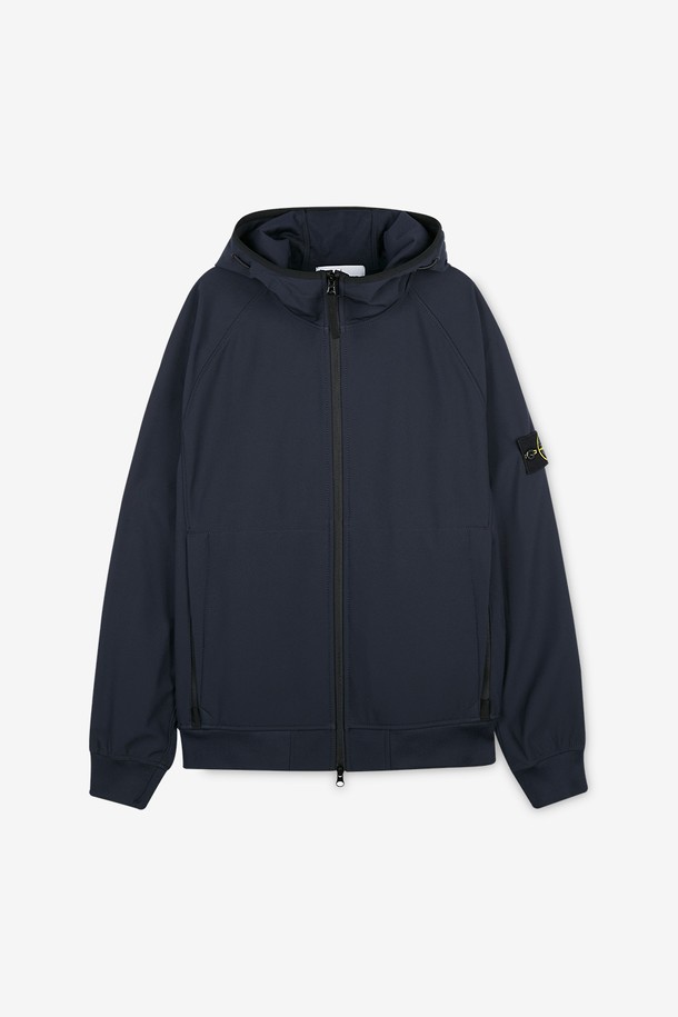 STONE ISLAND - 자켓/점퍼 - 스톤아일랜드 남성 소프트 쉘 네이비 자켓 781540927 V0020