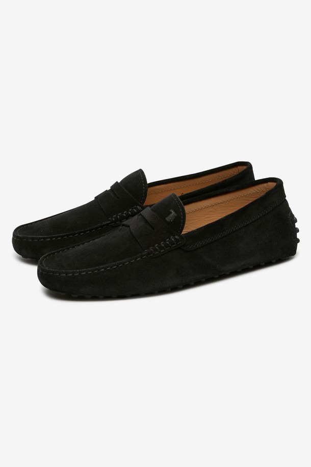 TOD'S - 드레스화 - 토즈 남성 고미노 블랙 모카신 XXM64C00640RE0 B999