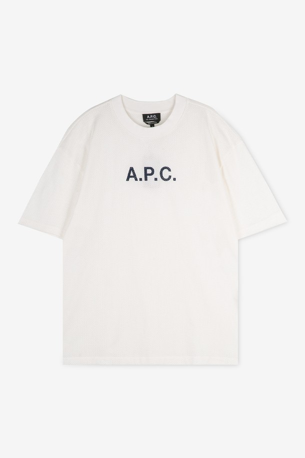 A.P.C. - 반팔티셔츠 - 아페쎄 남성 모란 화이트 반팔티 COGAF H26245 AAD