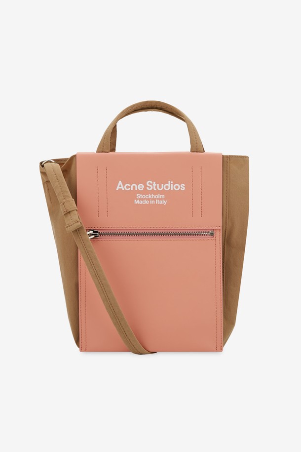 Acne Studios - 토트백 - 아크네 공용 페이퍼리 브라운/핑크 토트백 C10068 AEV