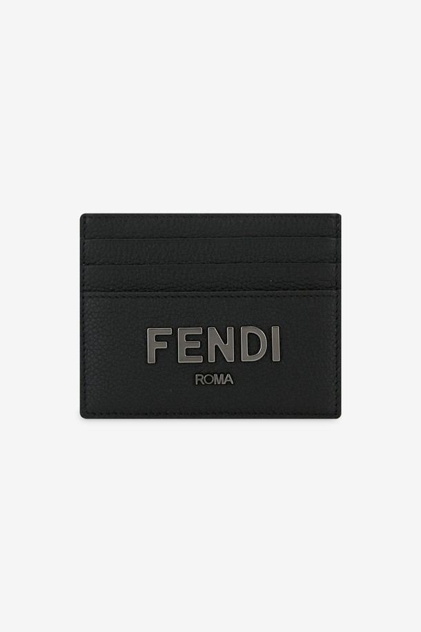 FENDI - 지갑 - 펜디 공용 시그니처 블랙 카드지갑 7M0164 ALA8 F1Z35