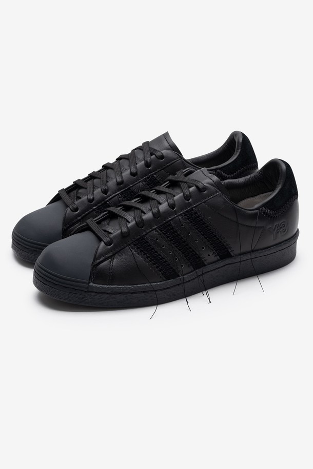 Y-3 - 스니커즈 - Y-3 남성 슈퍼스타 블랙 스니커즈 HP3127 BLACK