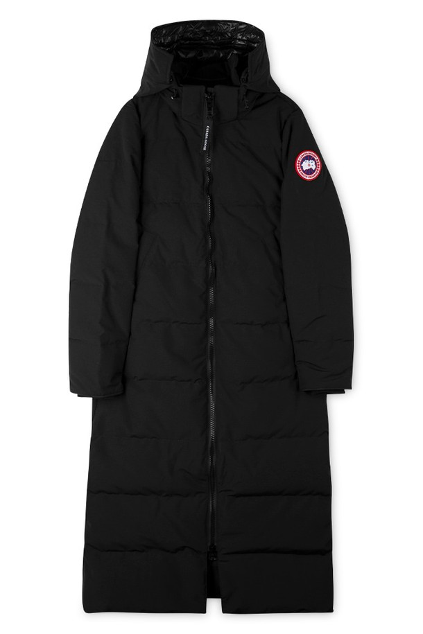 CANADA GOOSE - 점퍼 - 캐나다구스 여성 미스틱 블랙 롱패딩 3035W 61