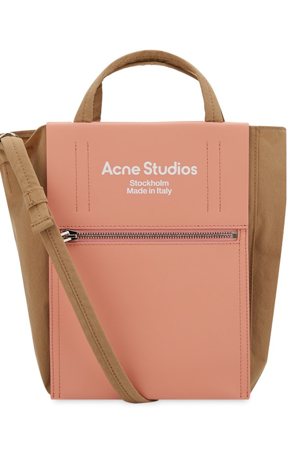 Acne Studios - 토트백 - 아크네 공용 페이퍼리 브라운/핑크 토트백 C10068 AEV