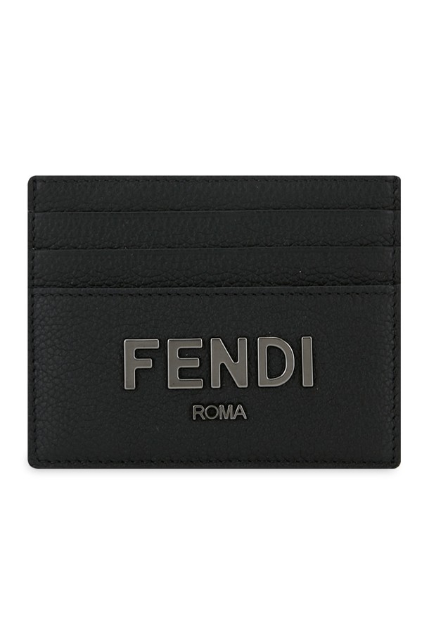 FENDI - 지갑 - 펜디 공용 시그니처 블랙 카드지갑 7M0164 ALA8 F1Z35