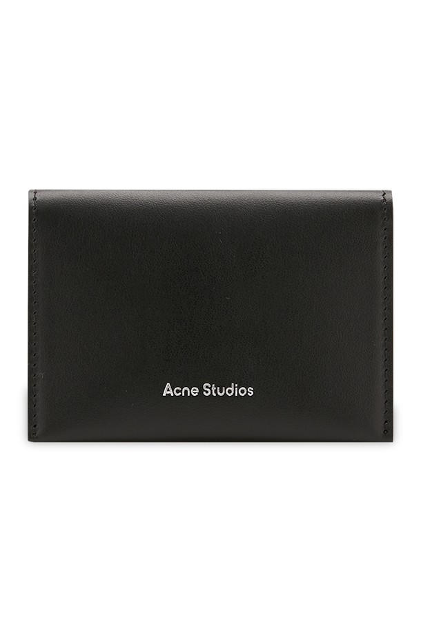 Acne Studios - 지갑 - 아크네 공용 로고 바이폴드 블랙 카드지갑 CG0099 900