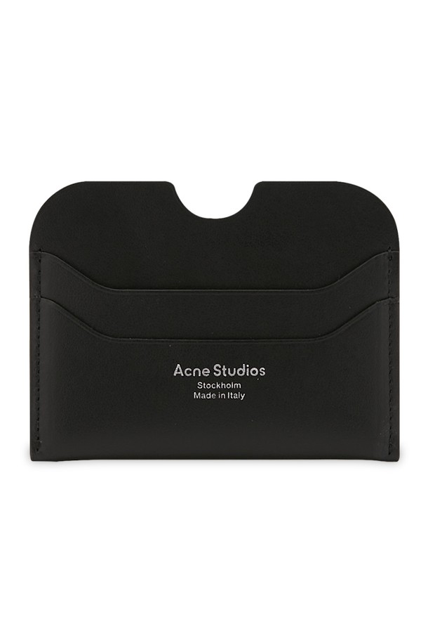 Acne Studios - 지갑 - 아크네 공용 로고 블랙 카드지갑 CG0193 900