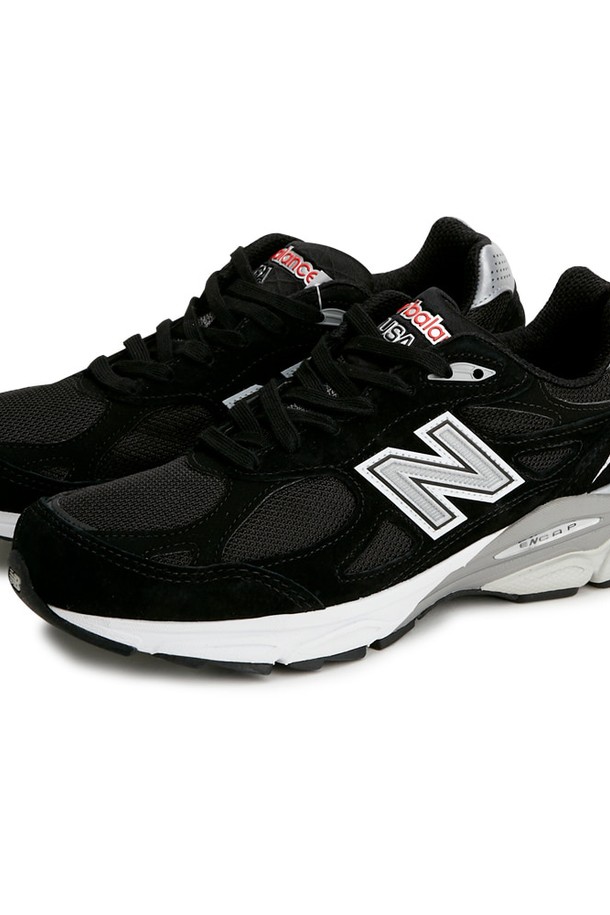 NEW BALANCE - 스니커즈 - 스크래치_뉴발란스 남성 990 V3 블랙 스니커즈 M990BS3(147788)