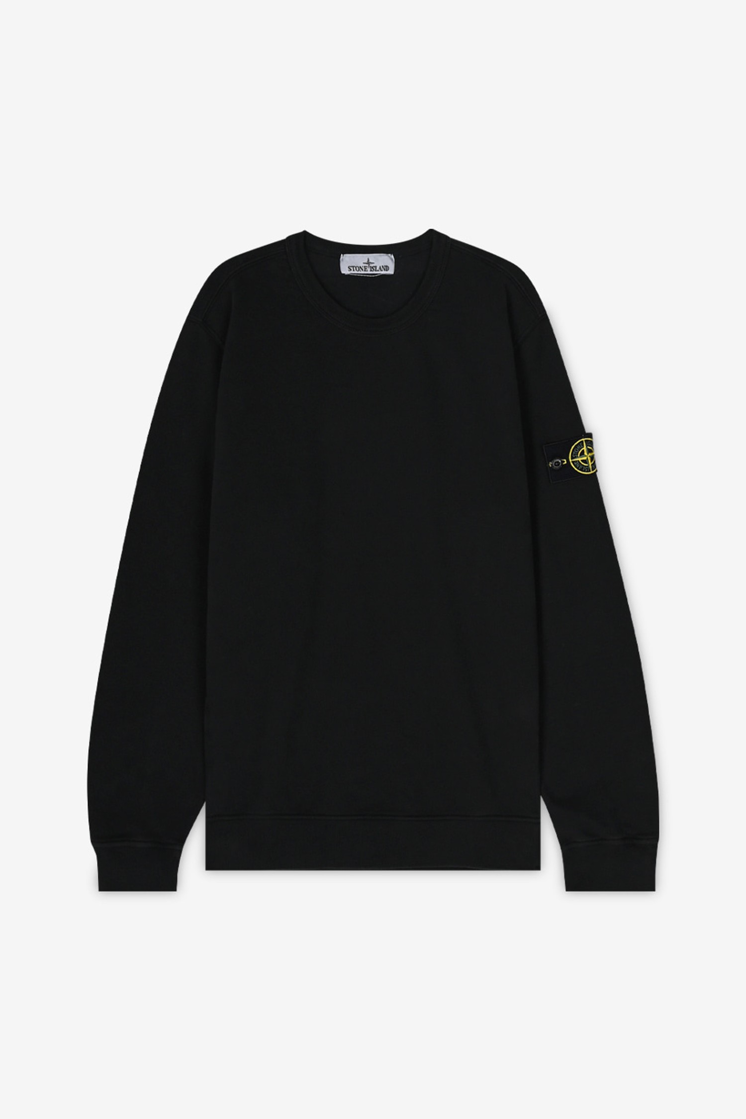 Stone Island Logo Patch Men's Sweater Black 1015540B2-A0029