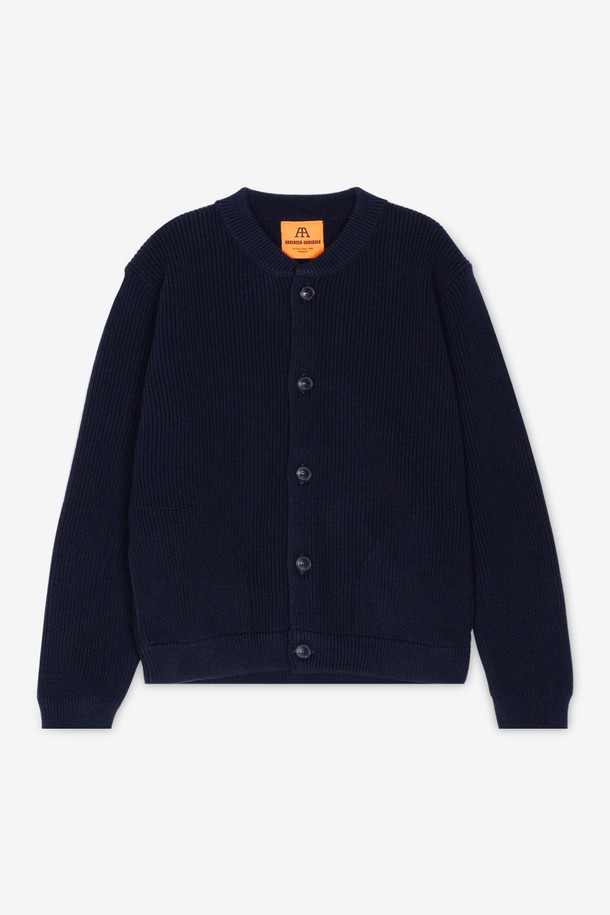 ANDERSEN-ANDERSEN - 가디건 - 안데르센 안데르센 공용 스키퍼 네이비블루 가디건 SKIPPER JACKET NAVY BLUE