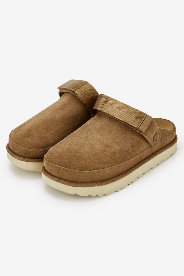 UGG - 샌들 - 어그 여성 골든스타 클로그 체스넛 샌들 1138252 CHESTNUT