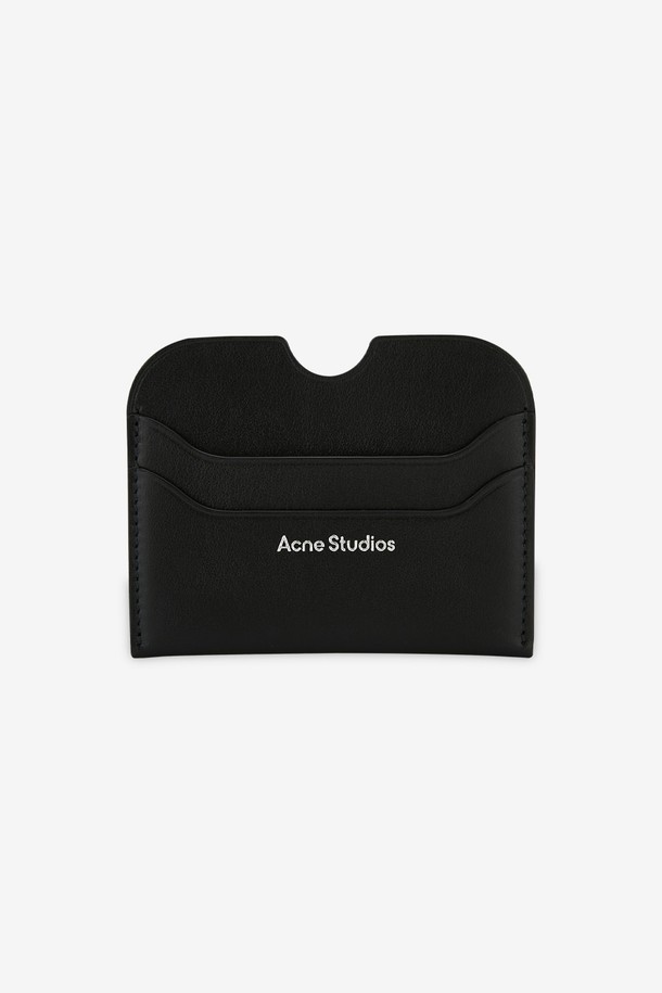 Acne Studios - 지갑 - 아크네 남성 가죽 블랙 카드지갑 CG0234 900