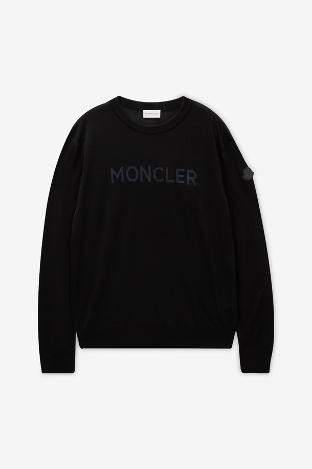 MONCLER - 스웨터 - 몽클레어 남성 지로콜로 블랙 니트 9C00011 M1180 999