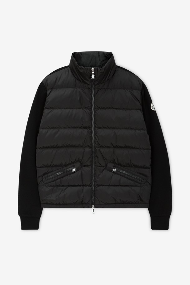 MONCLER - 점퍼 - 몽클레어 여성 펠파 블랙 니트패딩 8G00003 89ALE 999