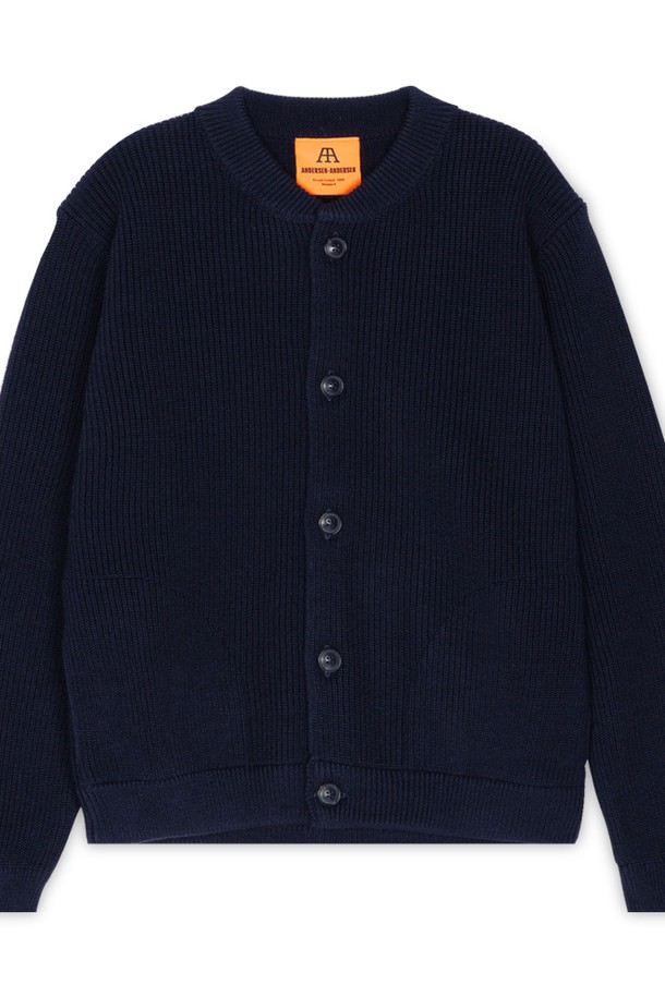 ANDERSEN-ANDERSEN - 가디건 - 안데르센 안데르센 공용 스키퍼 네이비블루 가디건 SKIPPER JACKET NAVY BLUE