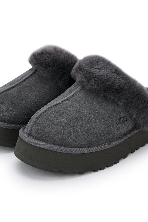 UGG - 샌들 - 어그 여성 디스케트 차콜 슬리퍼 1122550 CHARCOAL