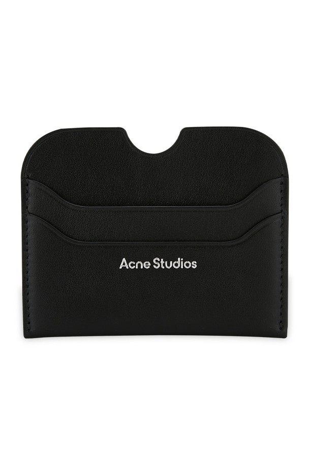 Acne Studios - 지갑 - 아크네 남성 가죽 블랙 카드지갑 CG0234 900