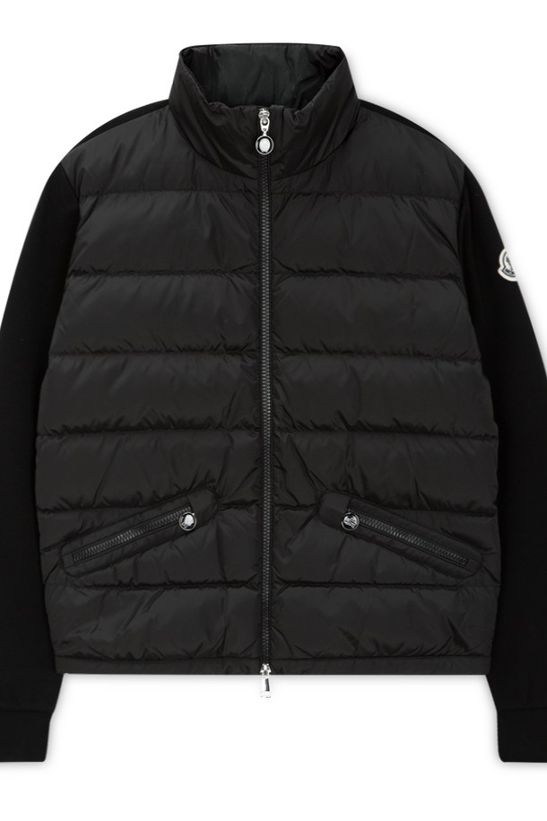 MONCLER - 점퍼 - 몽클레어 여성 펠파 블랙 니트패딩 8G00003 89ALE 999