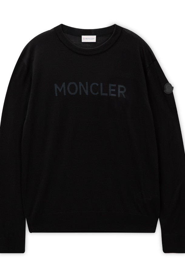 MONCLER - 스웨터 - 몽클레어 남성 지로콜로 블랙 니트 9C00011 M1180 999