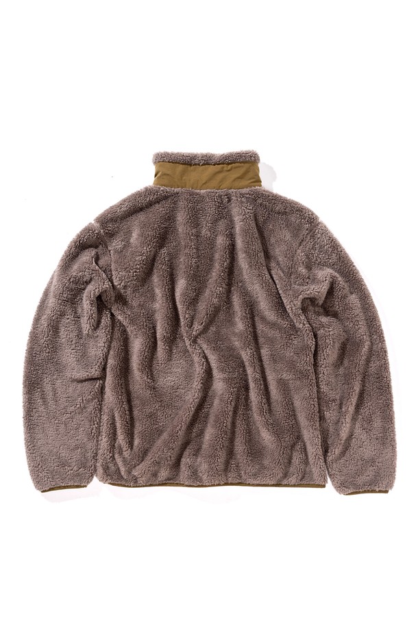 GRIPSWANY - 플리스 - [GSMCT-077] CORAL FLEECE PULLOVER MOCHA