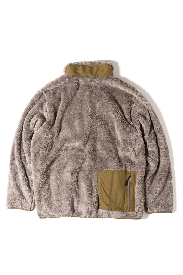 GRIPSWANY - 플리스 - [GSMCT-078] CORAL FLEECE JACKET MOCHA