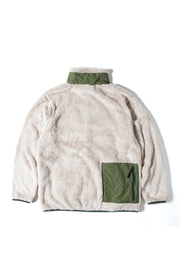 GRIPSWANY - 플리스 - [GSMCT-078] CORAL FLEECE JACKET LIGHT BEIGE