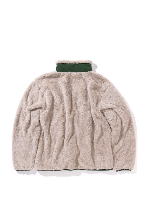 GRIPSWANY - 플리스 - [GSMCT-077] CORAL FLEECE PULLOVER LIGHT BEIGE