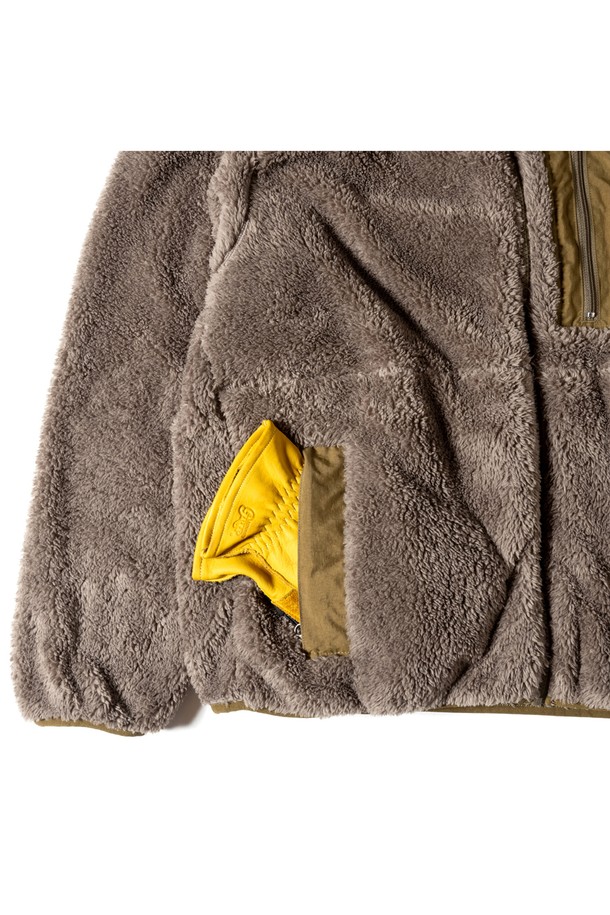 GRIPSWANY - 플리스 - [GSMCT-078] CORAL FLEECE JACKET MOCHA