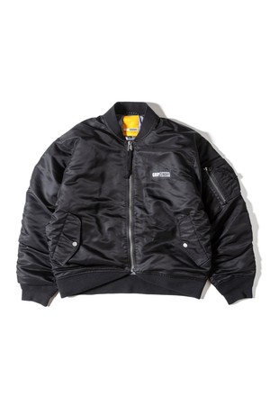 [GSMJ-057] WATER REPELLENT FLIGHT JACKET BLACK