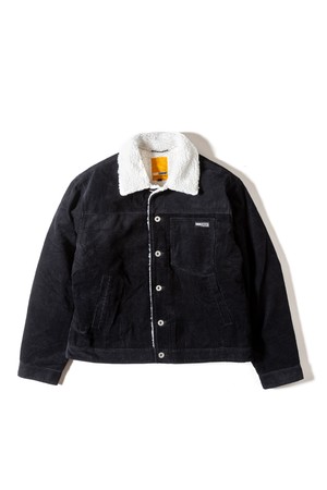 [GSMJ-059] SHERPA TRUCKER JACKET BLACK