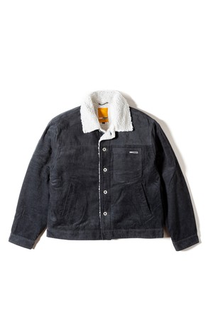 [GSMJ-059] SHERPA TRUCKER JACKET DARK GREY