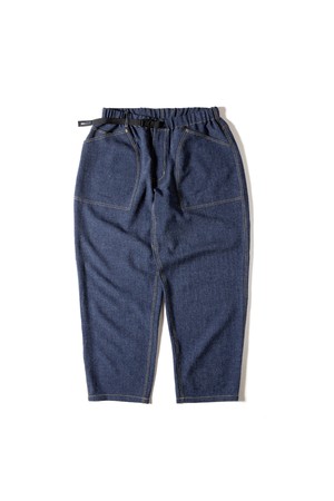 [GSMP-068] DENIM LIKE PANTS LOOSE FIT INDIGO
