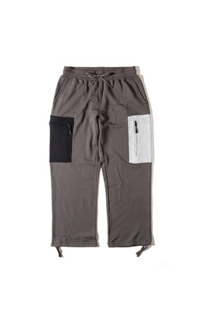 [GSMCP-069] CRAZY PATTERN SWEAT PANTS STEEL GREY