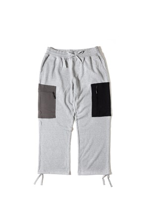 [GSMCP-069] CRAZY PATTERN SWEAT PANTS HEATHER GREY