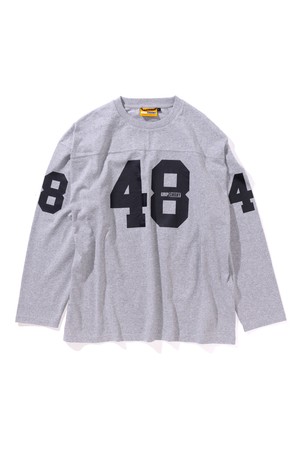 [GSMCT-073] FOOTBALL T-SHIRTS HEATHER GREY