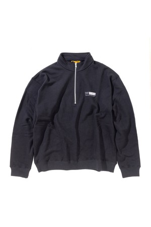 [GSMCT-076] GS SWEAT HALF ZIP BLACK
