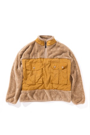 [GSWCT-080] HIGHNECK CORAL FLEECE PULLOVER BEIGE