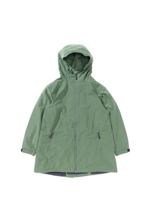 [GSWJ-081] BRUSHED MESH LINING COAT GREEN