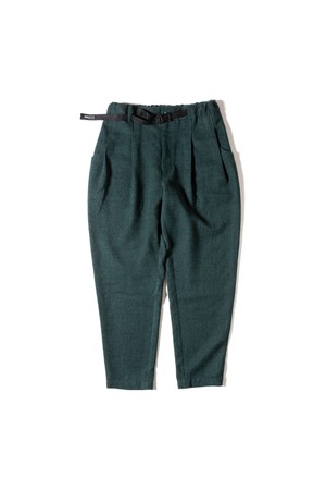 [GSWP-084] WOOL LIKE TAPERED PANTS DARK GREEN