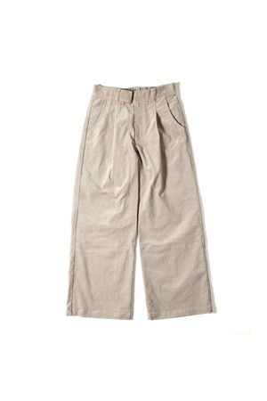 [GSWP-085] CORDUROY STRETCH WIDE PANTS BEIGE