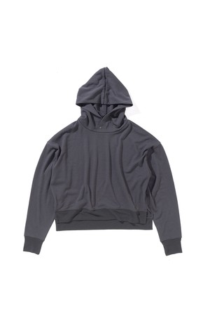 [GSWCT-087] CROPPED HOODIE CHARCOAL GREY