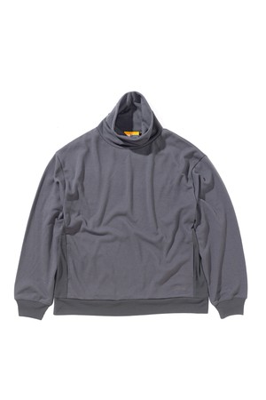[GSWCT-088] HIGHNECK SWEAT CHARCOAL GREY