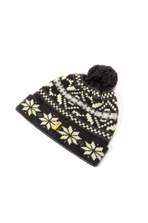 [GSUA-091] NORDIC KNIT CAP CHARCOAL