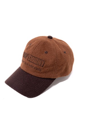 [GSUA-093] WOOL FLANNEL CAP BROWN