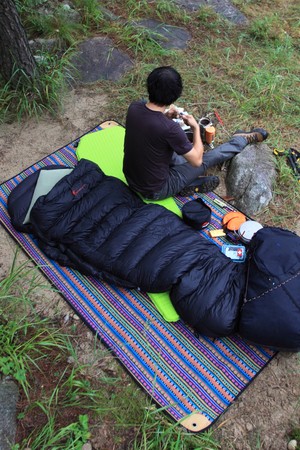 백컨트리 D700 덕다운 오리털 백패킹 경량 삼계절 머미형 캠핑 침낭