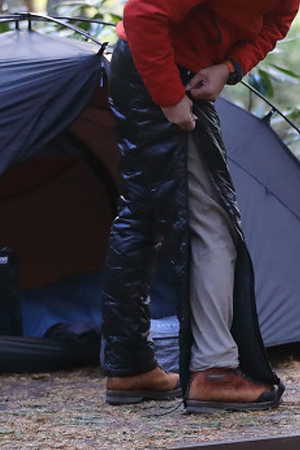 BACKCOUNTRY - 롱팬츠 - 구스다운 오버트라우저 방한 덧바지 백패킹 구스다운 팬츠