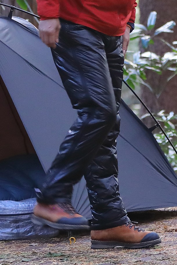 BACKCOUNTRY - 롱팬츠 - 구스다운 오버트라우저 방한 덧바지 백패킹 구스다운 팬츠