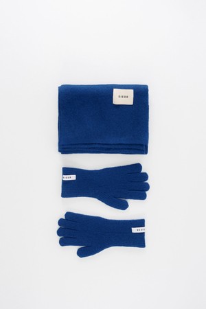 TRIKXI muffler gloves set_navy