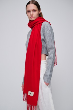 MARIE THIN muffler_red