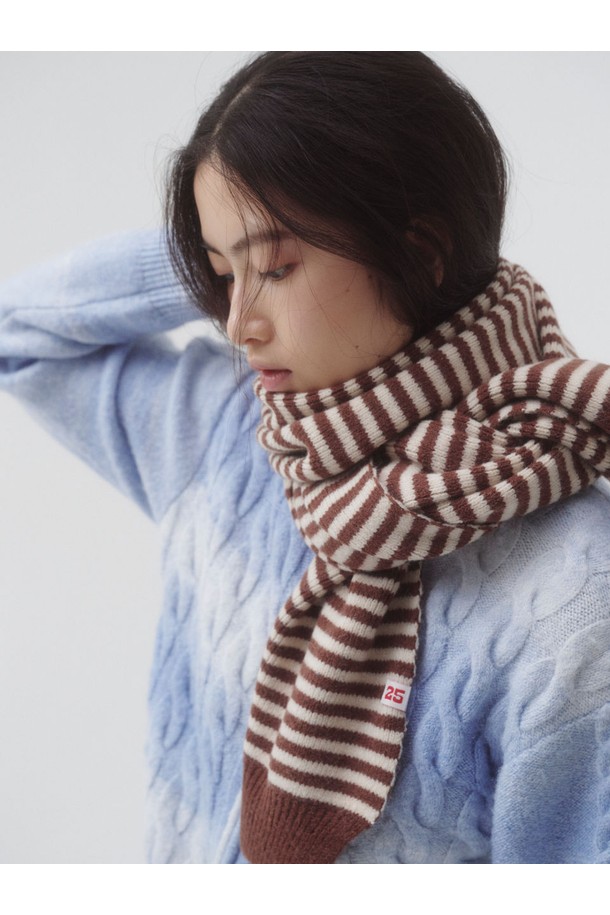 SIEOR - 스카프/머플러 - Pete stripe muffler_3 colors